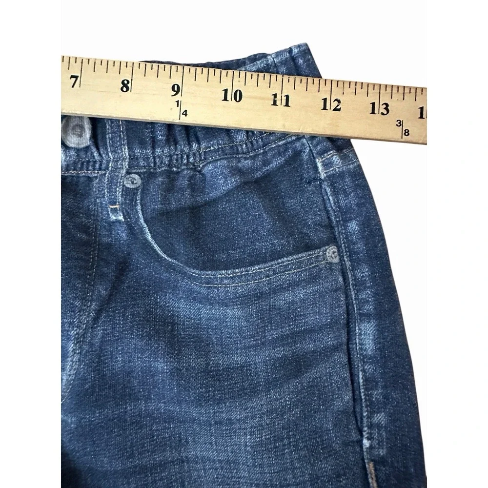 Rag & Bone Joggers XXS Miramar‎ Printed Faux Jeans Pull On Medium Wash #D6-5